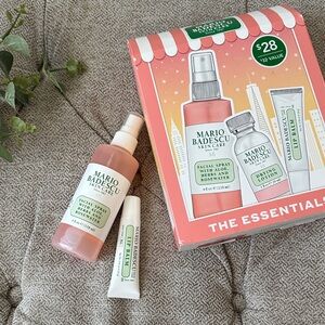 Mario Badescu Coral-Pink Facial Spray and Lip Balm Gift Set